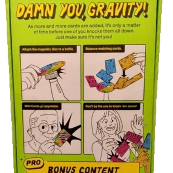 New & Sealed Cards vs. Gravity Pro The Gravity Defying Card Balancing Game - Picture 3 of 5
